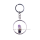 Amethyst Cluster Circle Round Pendant Plated Silver